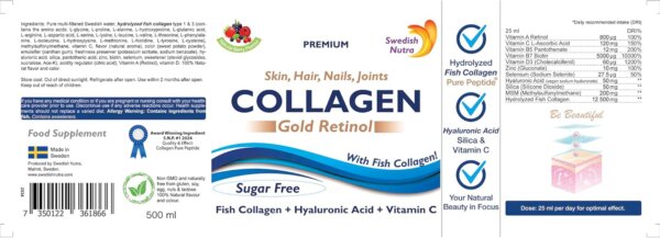 COLLAGEN GOLD  Retinol (skin,hair,nail,joints) - Image 5